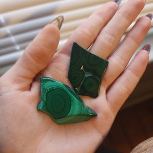 Small Malachite Slabs