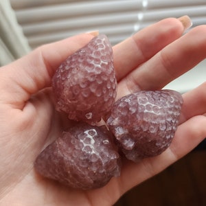 Erdbeerquarz Erdbeeren