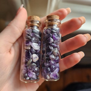 Amethyst Chip Bottles