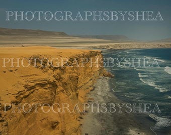 Original Photo | Ocean Cliffs of Ica, Peru