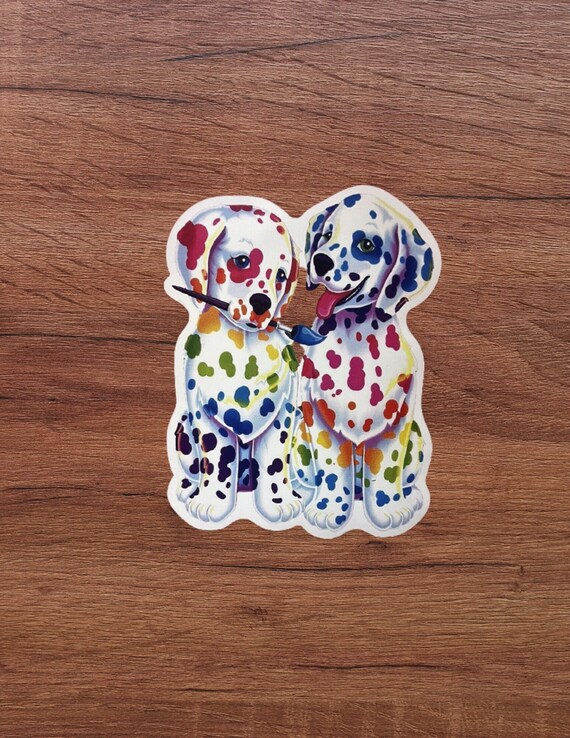 Lisa Frank Inspired Spotty & Dotty Magnet Dalmatian Puppies
