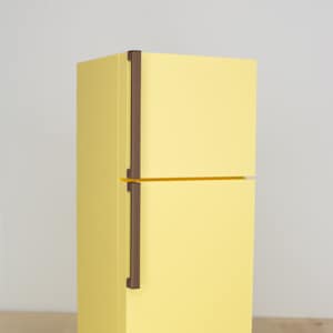1:12 Vintage Kühlschrank Puppenhaus 1/12