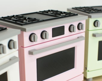 Ibasenice – Mini Poêle En Bois Pour Maison De Poupée – Cuisinière Miniature – 8×6,5×5 Cm – Accessoire Cuisine – Jouet éducatif