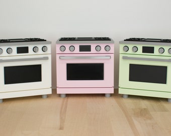 1:6 Scale Smeg Pro Range Oven Stove Dollhouse 1/6