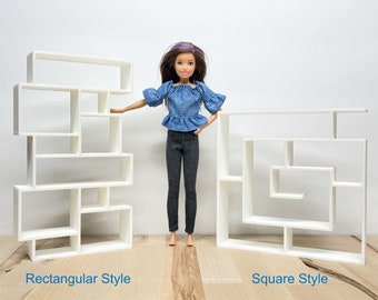 1:6 Scale Storage Shelves Dollhouse 1/6