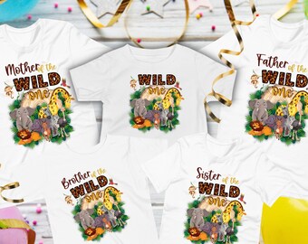 Wild One familie shirts, Wild One verjaardag, Wild One safari verjaardag, Wild One familie shirts, verjaardag familie shirt, jarige jongen