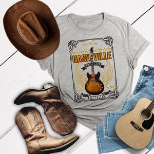 Nashville Music City Shirt | Nashville Concert Shirt | Nashville Tee | Country Western Shirt | Tennessee Shirt | Girls Trip To Nashville