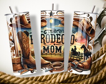 Rustic Rodeo Mom Tumbler, Country Western Mama Tumbler, Western Cowgirl Vibes Tumbler, Rodeo Lifestyle Tumbler, Equestrian Mom Travel Cup
