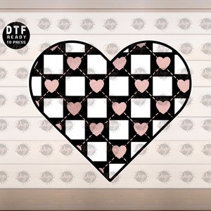 Heart DTF, DTF Transfer, Ready To Press