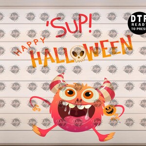 Halloween DTF, Monster Shirt, Direct To Film Transfer