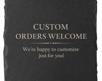 Custom Memorial Stone Sympathy Garden Stepping Slate Stones Laser Engraved
