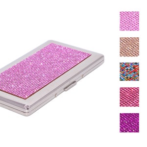 Bling Crystal Rhinestone Cigarette Case for 100s, 120s. KE