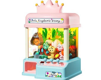 Kingdom Doll Claw Machine Arcade Game. Candy Grabber Prize Dispenser Vending Toy with Sound. Best Kids Gifts Organizer Storage