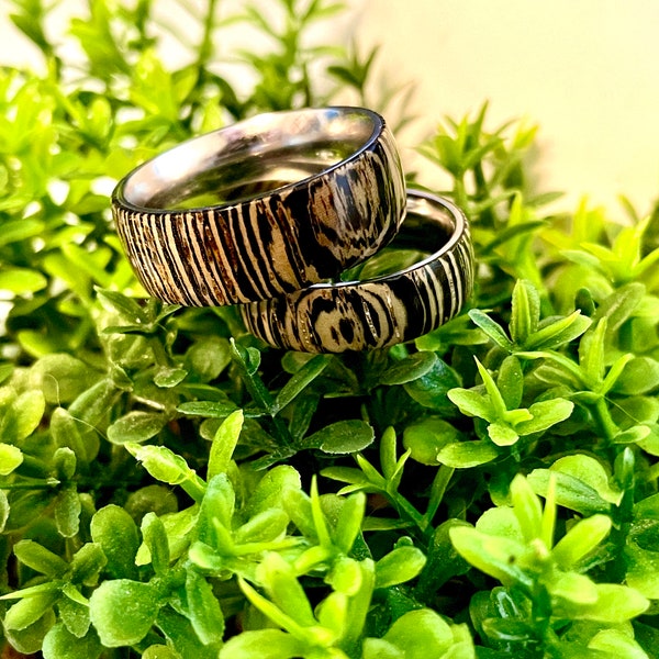 Exotic Wenge wood ring