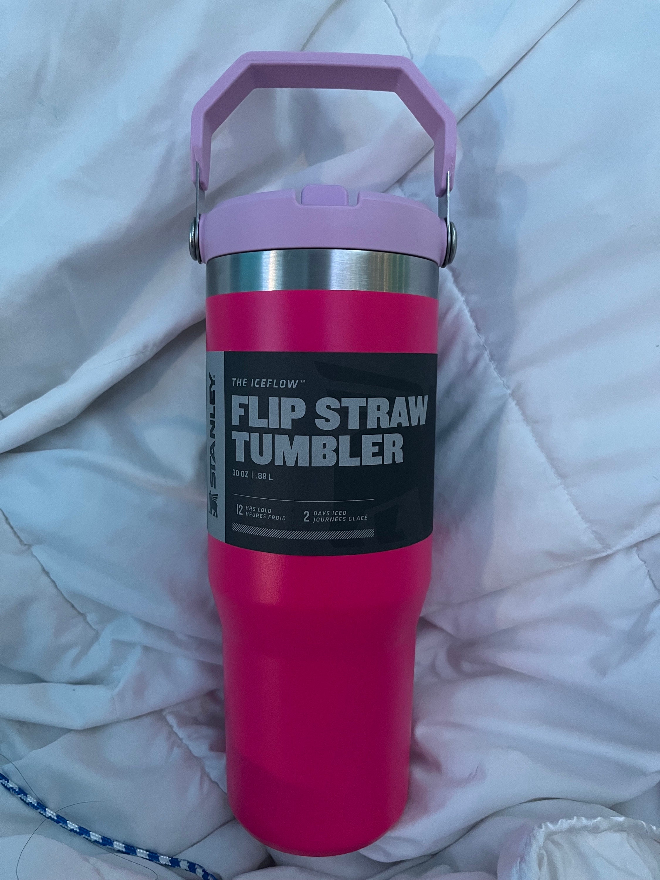Stanley 30 oz. IceFlow Flip Straw Tumbler  Tumbler with straw, Stanley,  Trendy water bottles