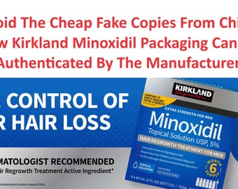 Kirkland Minoxidil 5% Hair Loss Treatment. Freshest Possible Stock. Exp 11/25 New Box Design. This product authenticated by the manufacturer