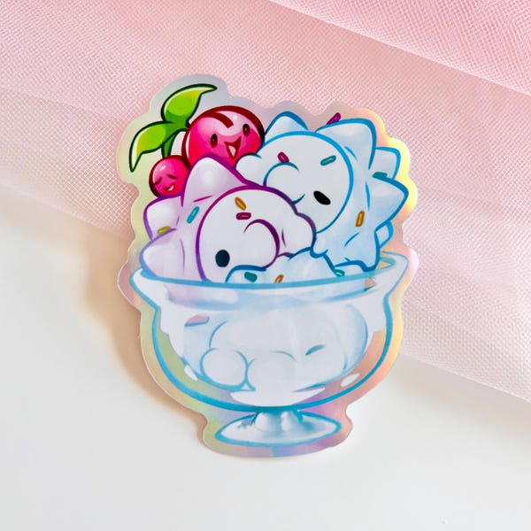 Snom Sundae Holo Sticker