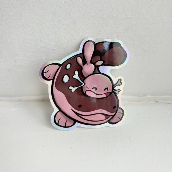 Wooper and Clodsire, Holographic sticker