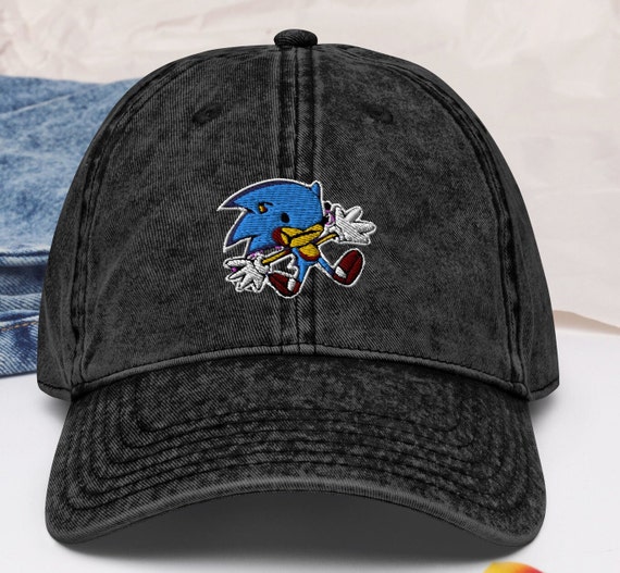 Sonic Sunky Embroidered Hat Sunky FNF Hat Sonic 