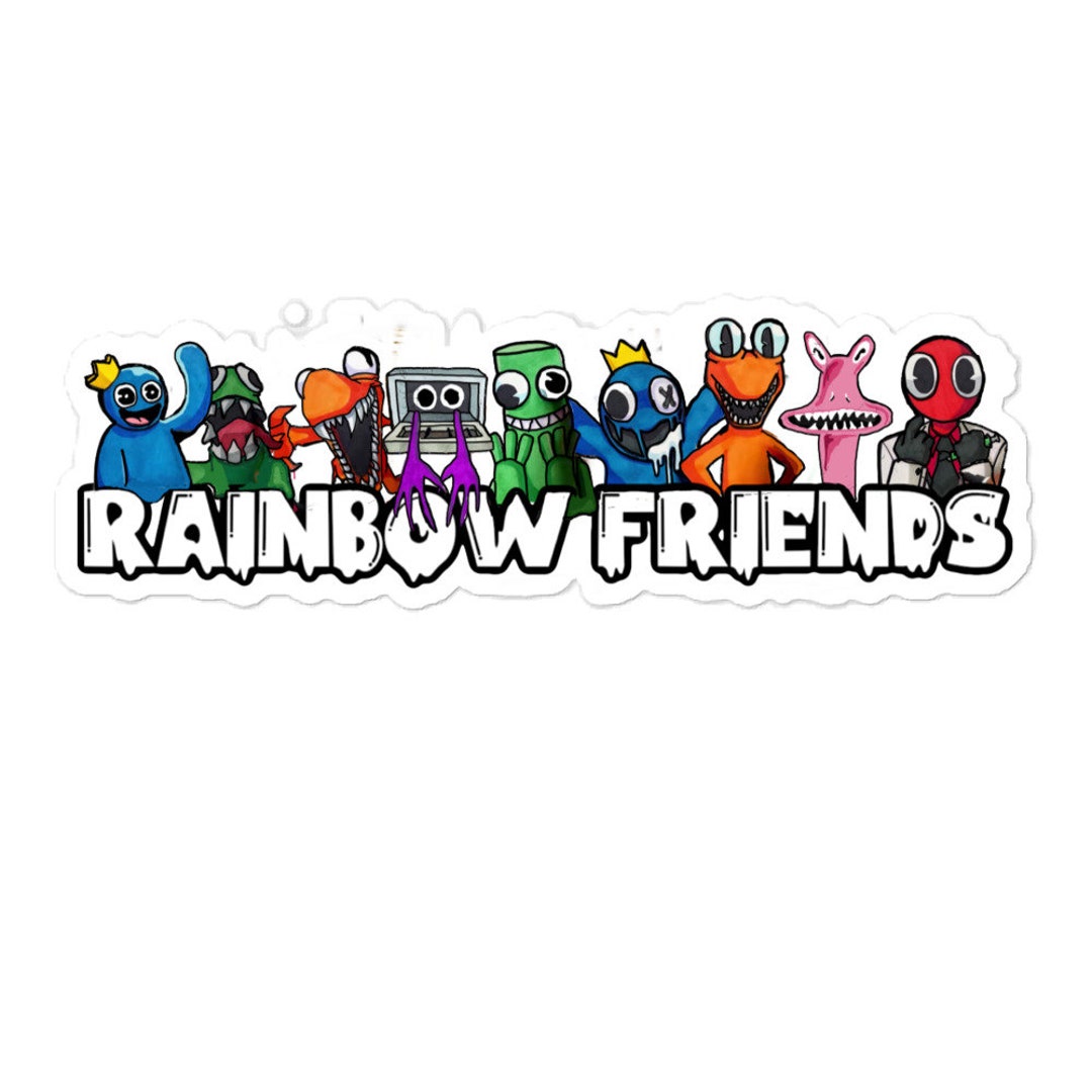 rainbow friends  Sticker for Sale by hemphill1