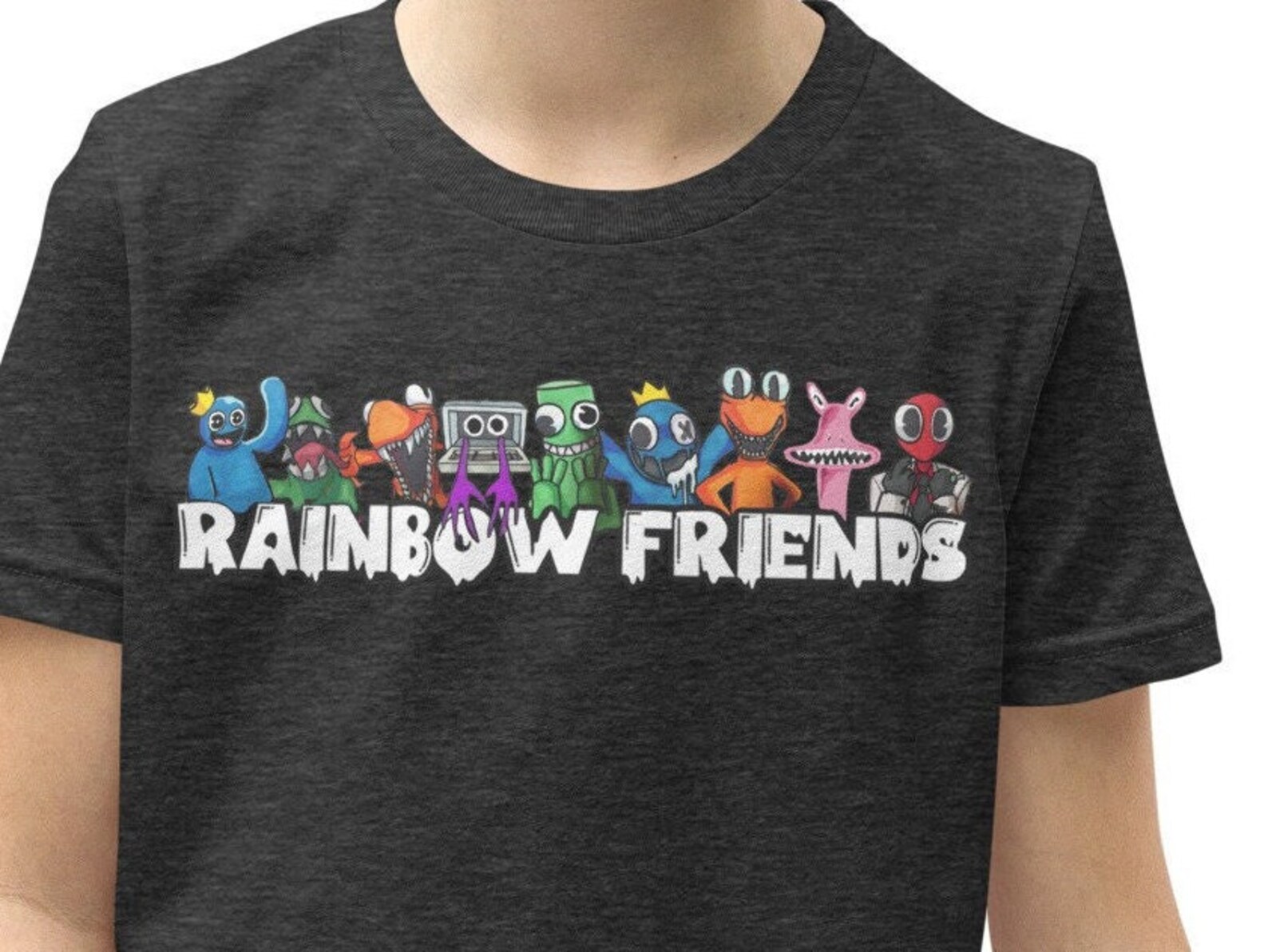 Rainbow Friends Kids Shirt Rainbow Friends Roblox Shirt Etsy Il K0r0 