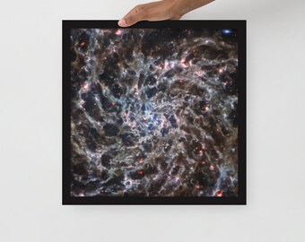 A Galaxy Up Close-NASA- Framed photo paper poster