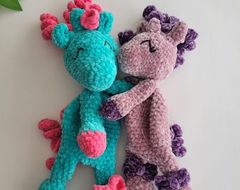 Easy Crochet Unicorn Lovey Pattern: Beginner Amigurumi (US PDF)