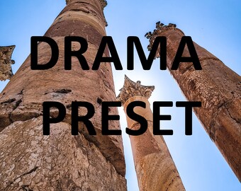 Dramatische Adobel Lightroom Preset Mobile Alleen Diep Drama