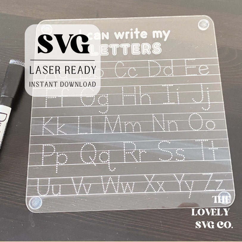 Trae Letters Svg Alphabet Tracing SVG | I Can Write My Letters SVG | Learn My Letters ...
