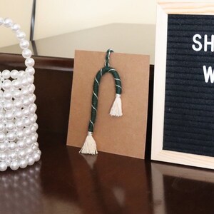 Pearl beaded bag