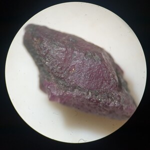 Genuine raw Trapiche Ruby crystal from Burma (Mong Hsu) 0.90ct mineral rare crystal pink red ruby cab minerals Hsu myanmar Burma pink