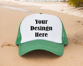 Gorra de camionero de espuma personalizada: logotipo personalizado, gorra de béisbol unisex