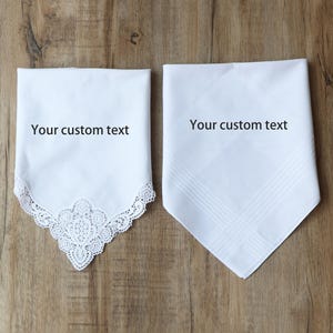 custom handkerchief,Custom Handkerchief, Wedding Handkerchiefs, Personalized Wedding Hanky with Custom Text, Wedding ,Wedding Mementos Gift