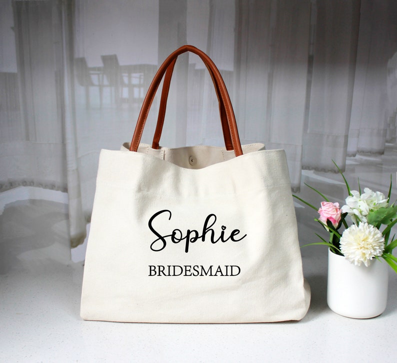 Bridesmaid Tote Bags,personalized Bridesmaid Bags,personalized Bridal ...