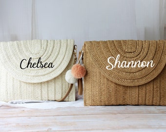 Beach Bag Personalised, Bridesmaid Gifts, Wedding Bridesmaids' Gifts, Straw Bag, Bridesmaid Beach Bags, Tote Bag, Bachelorette Party Bags