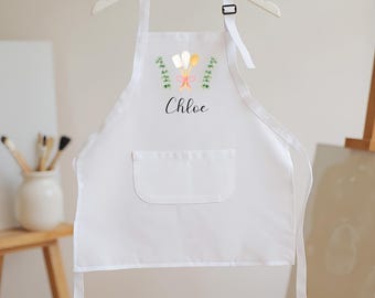 Personalized Kids Apron, Customized Kids Apron, Toddler Apron, Kids Apron, Printed Apron, Little Baker Apron, Baking Apron, Custom Apron