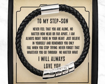 Stepson gift, bonus son gift, step son gift, bonus son, adopted son, fostered son,