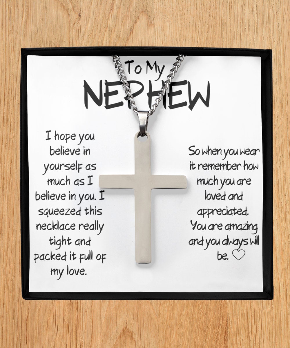 To My Nephew Necklace Gift, Nephew Birthday Gift, Graduation Gifts for ...