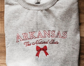 Felpa ricamata Arkansas Coquette