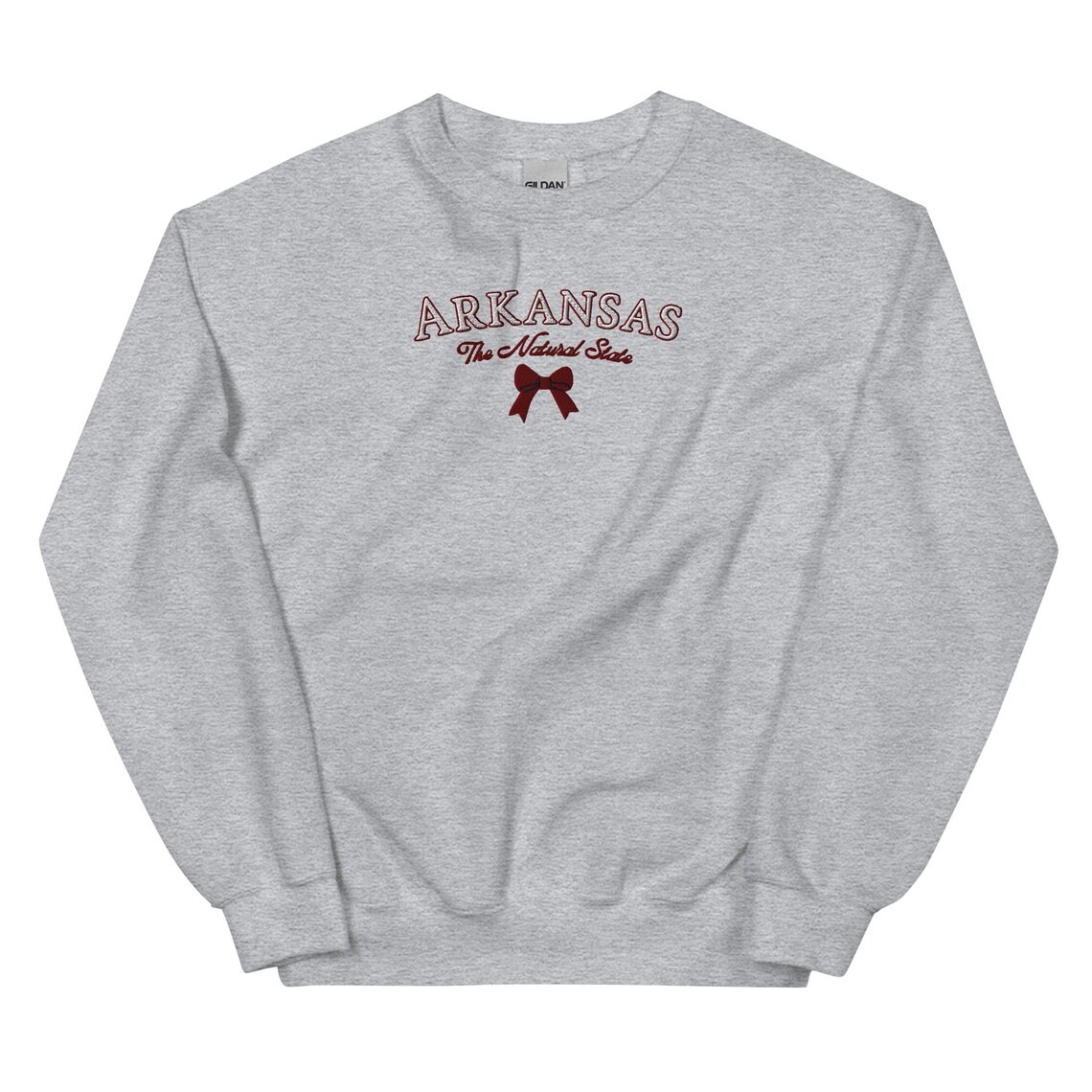 Arkansas Coquette Large Bow Tee