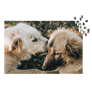 Guardian Bond Dog Puzzle – Livestock Guardian Dogs Jigsaw, Country Farm Life Game, Gift for Dog Lovers, Relaxing Brain Challenge, Puzzle