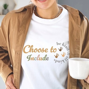 Special Education Teacher Shirt, Choose To Include Shirt,Sped Teacher Gift, Neurodiversity Shirt, Inclusion Tee, SLP Teacher Gift,Autism Tee