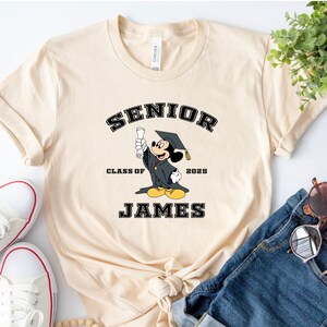 Custom Disney Graduation 2025 Shirt, Graduate 2025 Shirt, Disney Minnie Graduate Shirt, Disney Graduate 2025 Shirt, Mickey Graduate Shirt