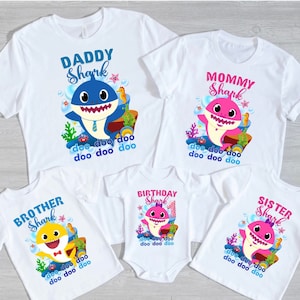 Sister Shark T-Shirt Doo Doo Doo - Matching Family Outfits Sister Shark T-Shirt Doo Doo Doo - Matching Family Outfits