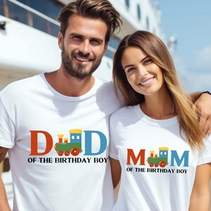 Personalized Birthday Shirt, 2nd Birthday Party Shirt,Family Train Birthday Shirt, Chugga Chugga Two Two Birthday Shirt, Boys Birthday Shirt