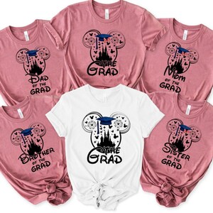 Disney Graduation Shirt ,Custom Graduation Shirt, Disney Family Graduation Shirts,Mickey and Minnie Graduation Shirt, Disney Graduation Trip