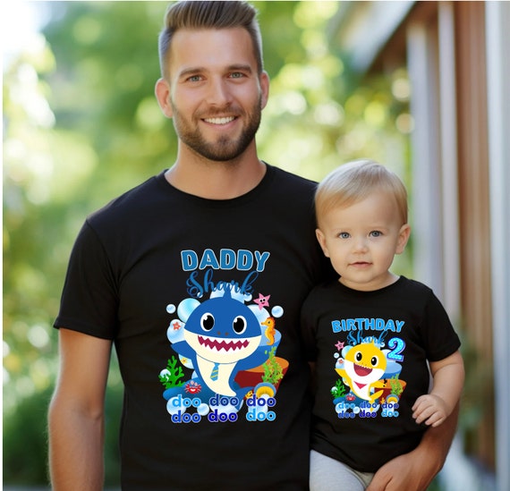Mens Baby Shark T-Shirt For Dad - Doo Doo Doo (Adult) Mens Baby Shark T-Shirt For Dad - Doo Doo Doo (Adult)