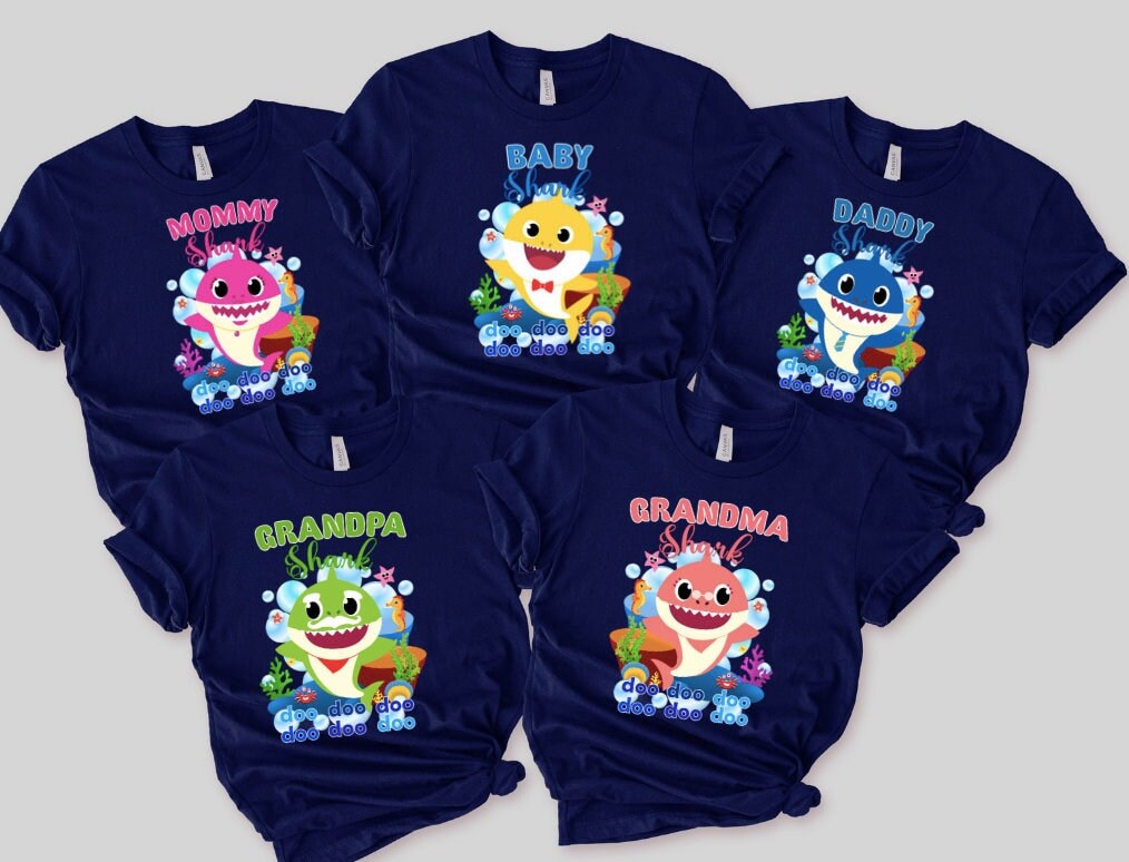 baby shark shirt etsy