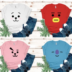 Kpop BTS BT21 Shirt, Park Jimin Shirt, Kpop Bangtan Shirt, Army Gifts , Cute BT21 Shirt, BTS Bt21 Members Shirt, BTS Shirt, Jungkook Shirt