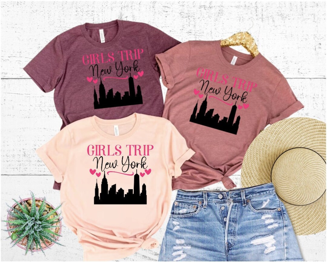 Girls Trip New York Shirt, Matching Girls Tee,new York Trip Shirts